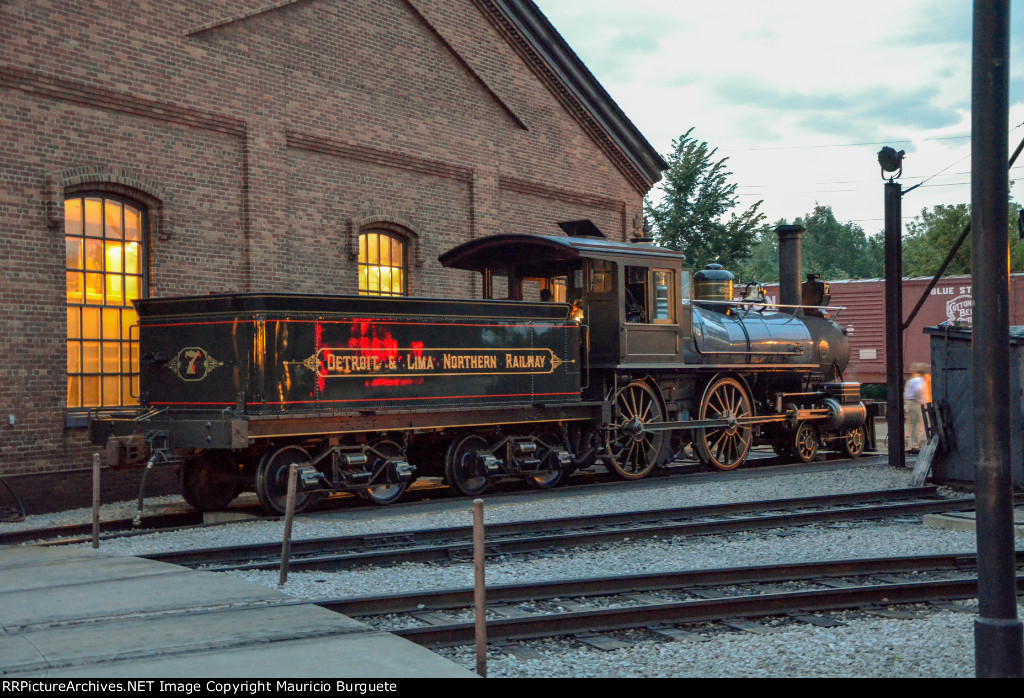 Detroit & Lima Northern Railway Steam Locomotive